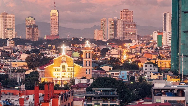 Cityscape in the Philipines